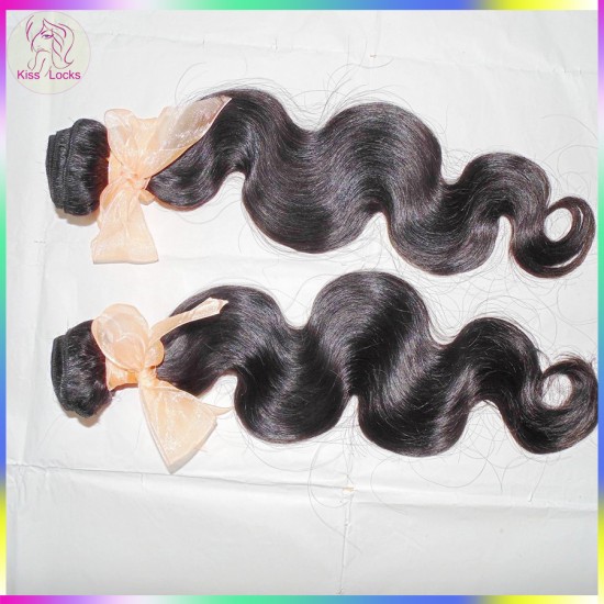 10A New Brand KissLocks Natural Brazilian Virgin Body Wave Wefts 2 bundles human hair Big waves Fast Shipping 10A New Brand KissLocks Natural Brazilian Virgin Body Wave Wefts 2 bundles human hair Big waves Fast Shipping