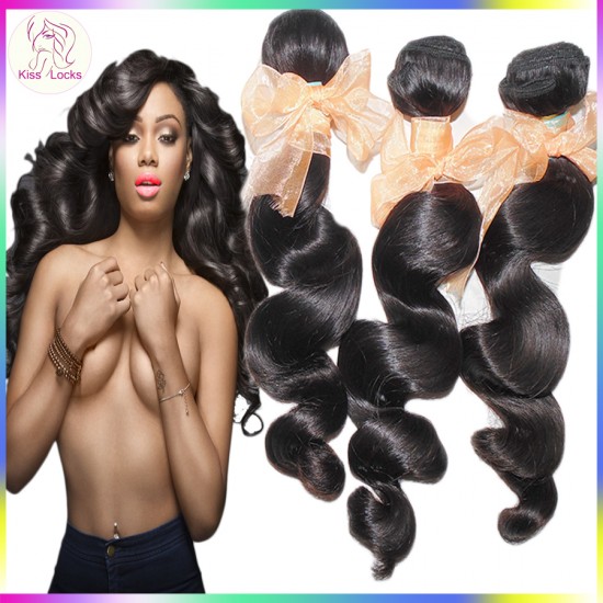 BEST Raw Virgin Hair Store 10A Spiral Curls Brazilian Loose Wave Virgin Wavy Hair 3 Bundles machine Strong Wefs BEST Raw Virgin Hair Store 10A Spiral Curls Brazilian Loose Wave Virgin Wavy Hair 3 Bundles machine Strong Wefs