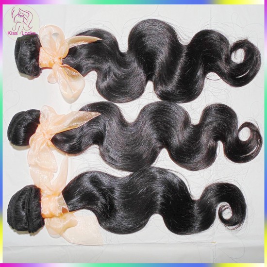 Unprocessed virgin weave bundles No Tangle Thick Brazilian Body wavy hair 3pcs/lot 10A Top Quality Season promotion Unprocessed virgin weave bundles No Tangle Thick Brazilian Body wavy hair 3pcs/lot 10A Top Quality Season promotion