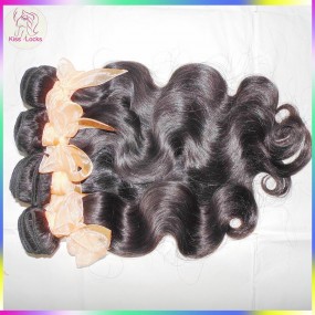 100% Brazilian raw Virgin Body Wave Human Hair Weaves 4pcs deal grade 10A wavy texture No Lice Honey Hair