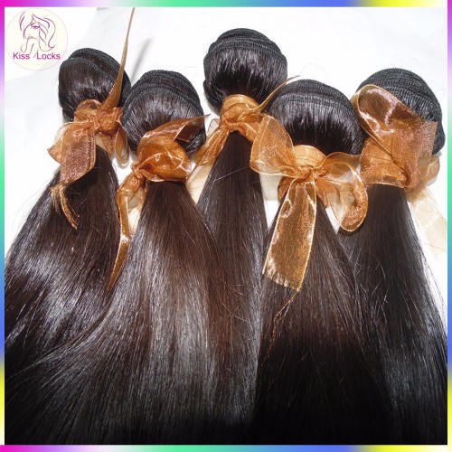 2pcs/lot Flawless Boutique Virgin Unprocessed Straight Burmese raw hair Wefts Grade 10A Surpass