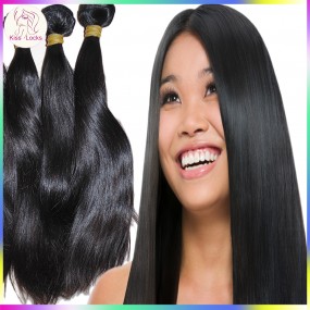100% Natural Raw Cambodian Laos Virgin Body Wave Hair Weave 400g/lot Thick  Strands Can be bleached,Dark Lusters