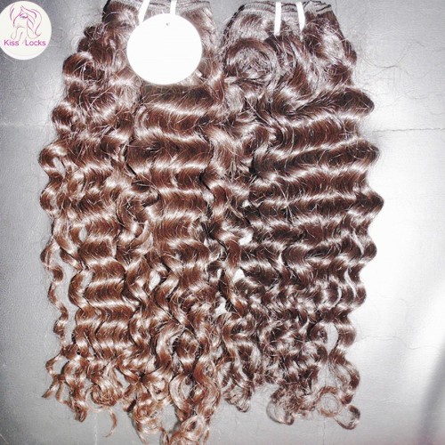 Thick Human hair raw filipino hair deep curly Virgin unprocessed 4pcs/lot Best Quality Kiss Locks Famous Brand Giveaway