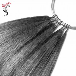 Super Double Drawn 6D Feather Hair extensions 160grams each pack 200pcs Luxury Raw Straight Hairs