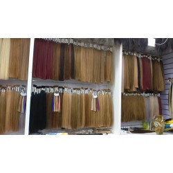 Double Drawn Bulk human hair for braiding VIRGIN Raw Malaysian hair 100g/bundle No wefts Straight texture 