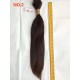 European Bulk Hair raw baby hair silky straight texture natural brownish color Original single donor hair