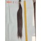 European Bulk Hair raw baby hair silky straight texture natural brownish color Original single donor hair