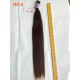 European Bulk Hair raw baby hair silky straight texture natural brownish color Original single donor hair