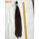 European Bulk Hair raw baby hair silky straight texture natural brownish color Original single donor hair