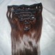 Classical Clip ins Filipino Straight Human Hair Dyed into #2 dark brown 7pcs/set ship in 3-4 days preorder