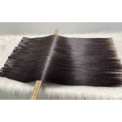 Double drawn raw Vietnamese Hair extensions Cuticle aligned 1/2/3 bundle options Highest luxury brand KissLocks
