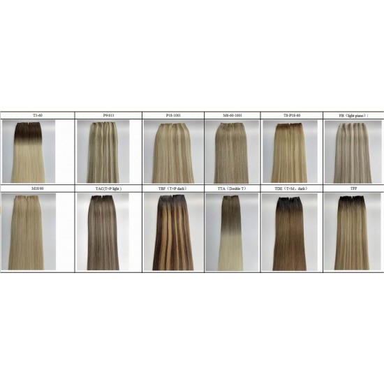 New Arrival Single donor double drawn Genius Thinner wefts hair extension seamless comfortable Luxury weaves 100g New Arrival Single donor double drawn Genius Thinner wefts hair extension seamless comfortable Luxury weaves 100g