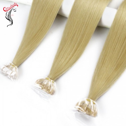 Raw Hair Tape-ins Tapein extensions Luxury quality European style seamless glue extension 100g/pack colors available