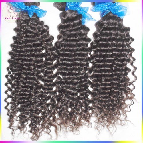 Raw Hair Samples 2pcs Tight curly Wefts 100% Temple Indian Virgin Hair Nice weaves Shine Luster