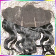 Natural Body Wave frontal 13x4 Swiss HD Lace pre-plucked Raw Virgin Human Hairs 