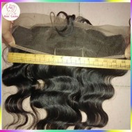 NEW!! HD&Transparent Lace Frontal 13X4 pre preplucked Hair Line(can bleach knots) body wave