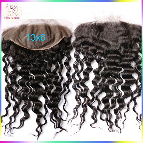  Loose Deep Wave Lace frontal Large size 13x6 Indian,Peruvian,Malaysian Top quality natural hairs Loose curly(Preorder ship within 2-3 days) ship in 2  days