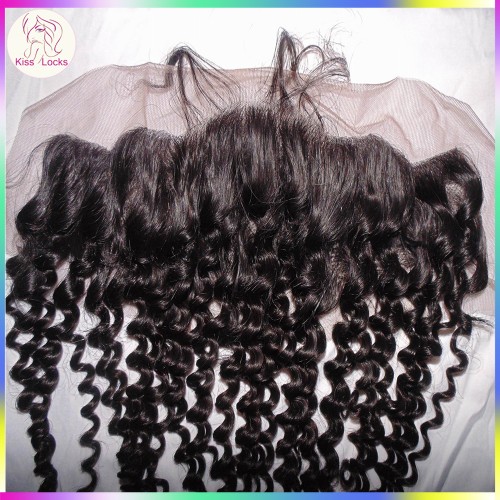 Beautiful Curly Hair Lace frontal 13x4 custom textures Raw virgin hair Matching Brazilian,Peruvian,Indian,Malaysian ship in 7  days