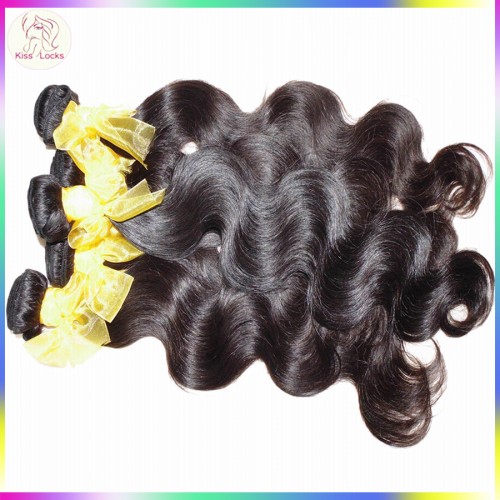 Sample 1 bundle 100g 10A Unprocessed Raw Laotian Virgin human hair body wave texture Special Weave,No tangle fast shipping