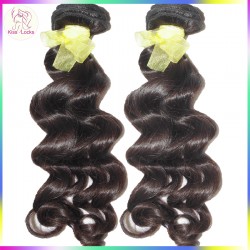 Art of Beauty 10A Flawless Boutique Virgin Laotian Human Hair Loose Curly Deep Wavy 2 bundles deal FAST Delivery