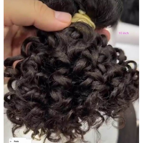 Gorgeous  Jerry curls Raw Laos hair 4 bundles package deal pure human hair no fillers