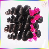 100g Sample Order Virgin Mink Raw Malaysian Loose Wave 3.5oz Thick Unprocessed more wavy Hair OnSale