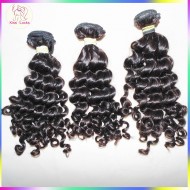  Sale 3pcs/lot STEAMED deep wave curly Malaysian Virgin hair Extensions 3.5oz/bundle