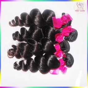 100g Sample Order Virgin Mink Raw Malaysian Loose Wave 3.5oz Thick Unprocessed more wavy Hair Extensions OnSale