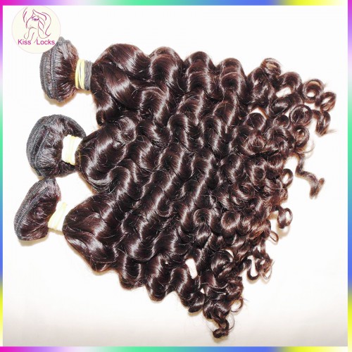 10A Quality 4pcs lots STEAMED virgin curly Malaysian hair Soft BIG Curls Tangle free Unique KissLocks Raw Fashion Hair