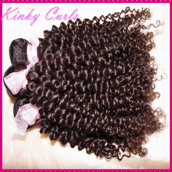 3 bundles deal 10A Afro kinky curly virgin Mongolian human hair weave 12-30 inches small tight curls Unique style