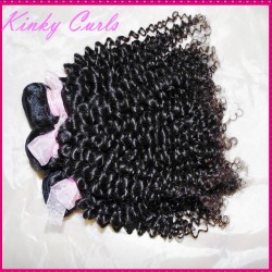 3 bundles deal 10A Afro kinky curly virgin Mongolian human hair weave 12"-30" inches small tight curls Unique style