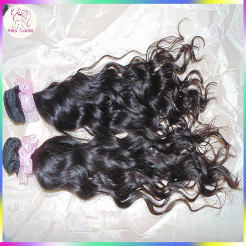Natural Waves on Sleek Mongolian Water curls Virgin Unprocessed Hair 3pcs/lot Peaceful Charming Looking Top 10A