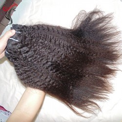 4 bundles deal Yaki curly kinky straight Mongolian hair weave hot selling items 