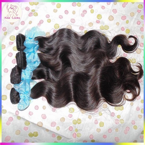 TOP 10A  Virgin Hair Silky Shinest Russian Human Weave Wefts Natural Body Wave 4 Bundles New Beauty