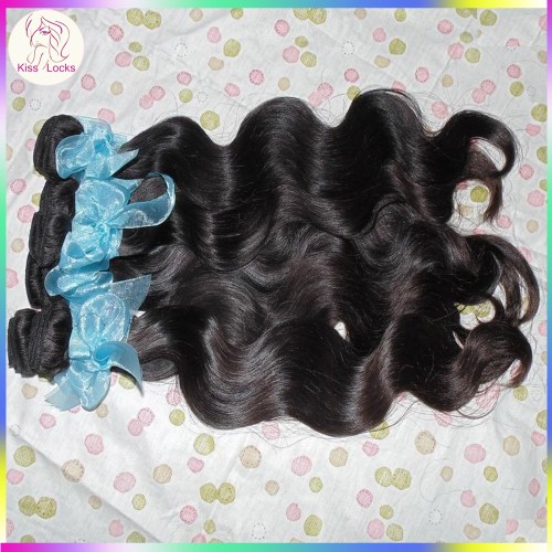 TOP 10A  Virgin Hair Silky Shinest Russian Human Weave Wefts Natural Body Wave 4 Bundles New Beauty