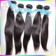 Top quality 3 Bundles Virgin Weave  Natural Silky Weft Straight Hair Russian RAW Hair Extension Off Black