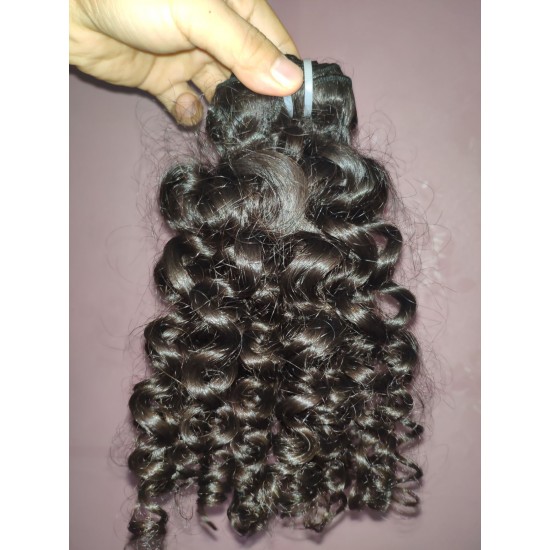 Special offer Clearance sale 1 bundle 16 Spanish curly raw hair brownish color Special offer Clearance sale 1 bundle 16 Spanish curly raw hair brownish color