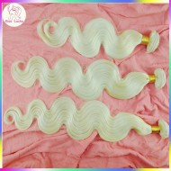 Golden KissLocks 3 bundles blonde #613 BODY WAVE European human Virgin hair Caucasian Style Grade 10A