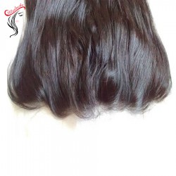 HD transparent lace 13x6 Big Size Lace frontal deep parting Raw Straight Hair Unprocessed one donor