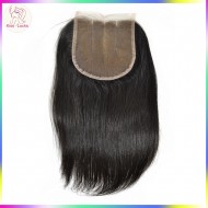 Big Size Lace Closure 5x5  Natural Virgin Straight Hair Swiss HD transparent Lace 