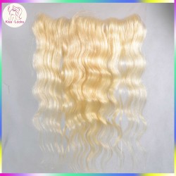 Great Quality Russian Blonde #613 Wavy HD transparent Lace Frontal 13x4 Ear to Ear Fast Delivery Great Quality Russian Blonde #613 Wavy HD transparent Lace Frontal 13x4 Ear to Ear Fast Delivery