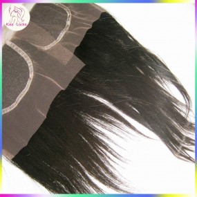 Excellent Quality Virgin Cambodian Indian Straight HD Lace closure French Lace Natural color 100% Premium Human Hair