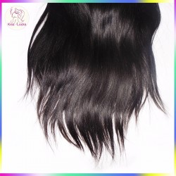 Grade 10A Straight Filipino Raw Hair Lace Front Wig With Baby Hair Swiss Lace Medium Brown 1 unit Hot Seller
