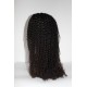 kinky Curly Wig Raw Virgin human hair lace frontal wigs Natural color Heavy 180% density with baby hairs Preorder