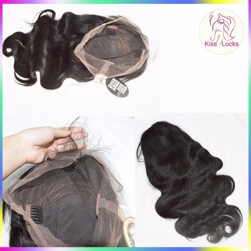 Good Luster Full Lace Wigs 100% Untreated Filipino wavy Human Virgin Hair Premade Wigs Natural Hairline