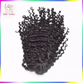 180% density lace frontal wig Filipino Burmese curly Human Hair combs and straps